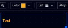 Styled text example