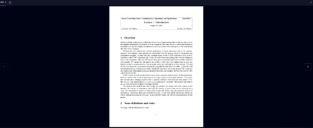 PDF expanded to a fullscreen view