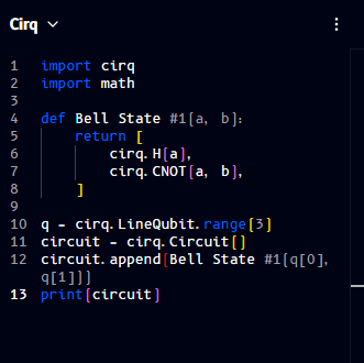 Cirq after grouping